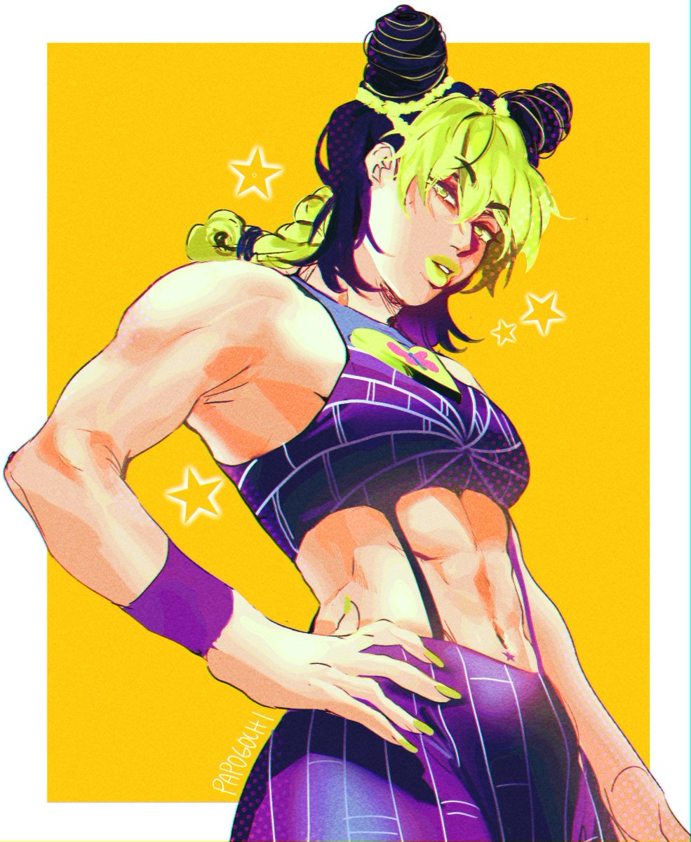 PAPOGOCHI's tweet photo. [2020] thinking very hard about jjba again recently.. https://t.co/tynRNPn8bs