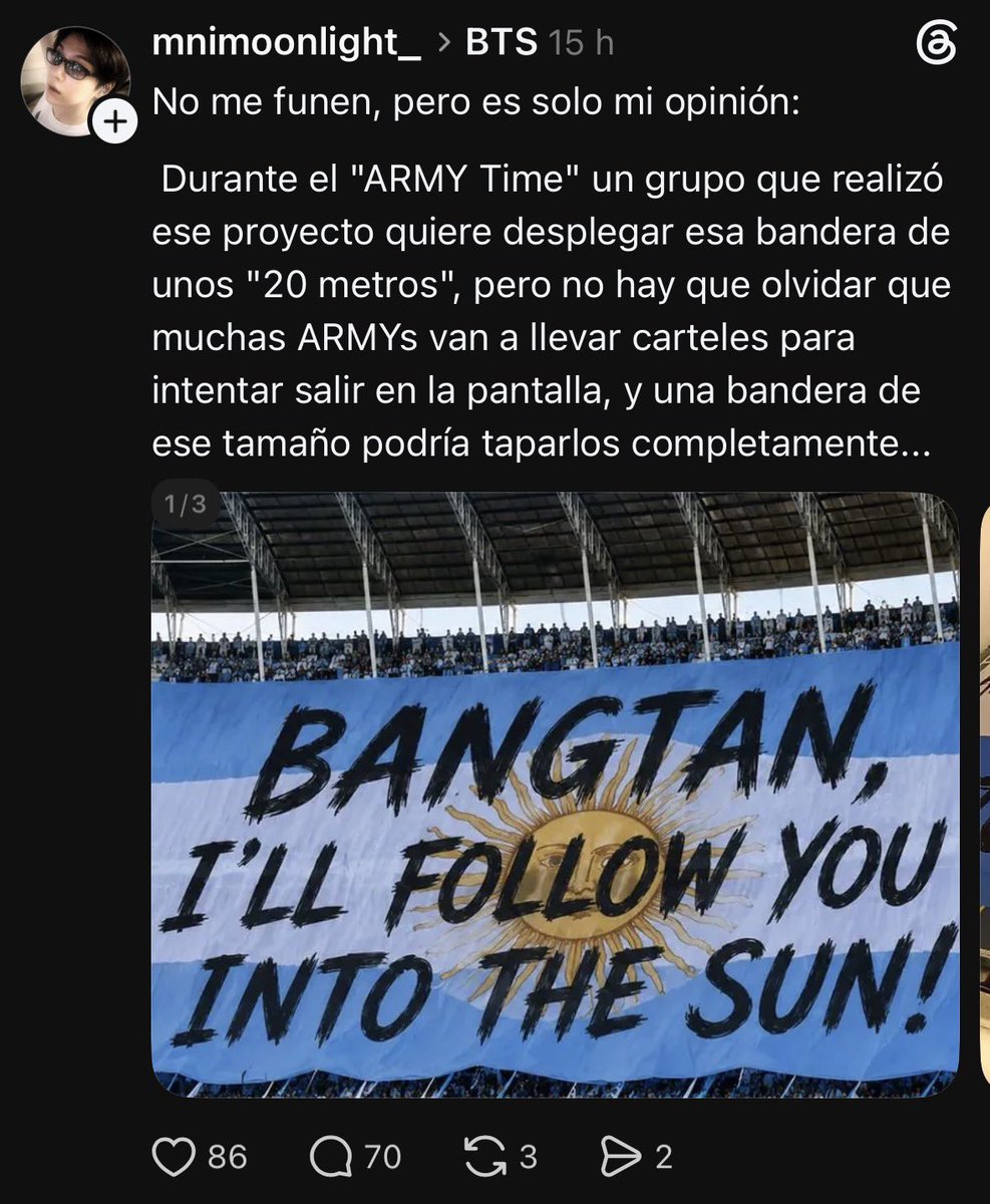 Agus_erbakeraa's tweet photo. Espero que esta gente no esté donde pongan la bandera, porque este proyecto se hizo con todo el respeto y amor hacia los chicos. No es para opacar a quienes están debajo, sino para que sean parte del hermoso momento que están viviendo https://t.co/w3XsAAUoVY