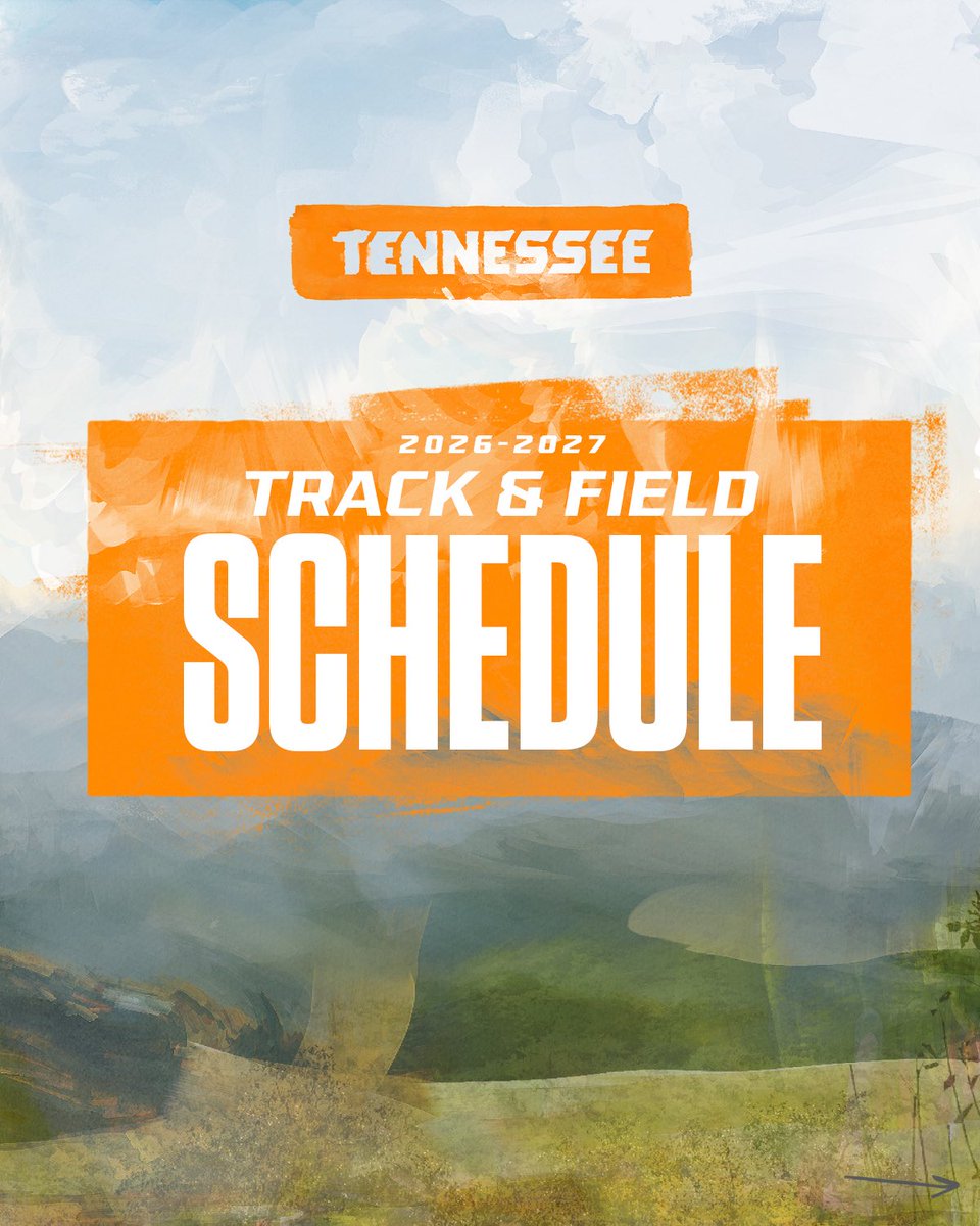 Vol_Track's tweet photo. Presenting our 2026-27 track &amp; field schedule!

📰 https://t.co/GaESVupzdO https://t.co/1RFoWk72Al
