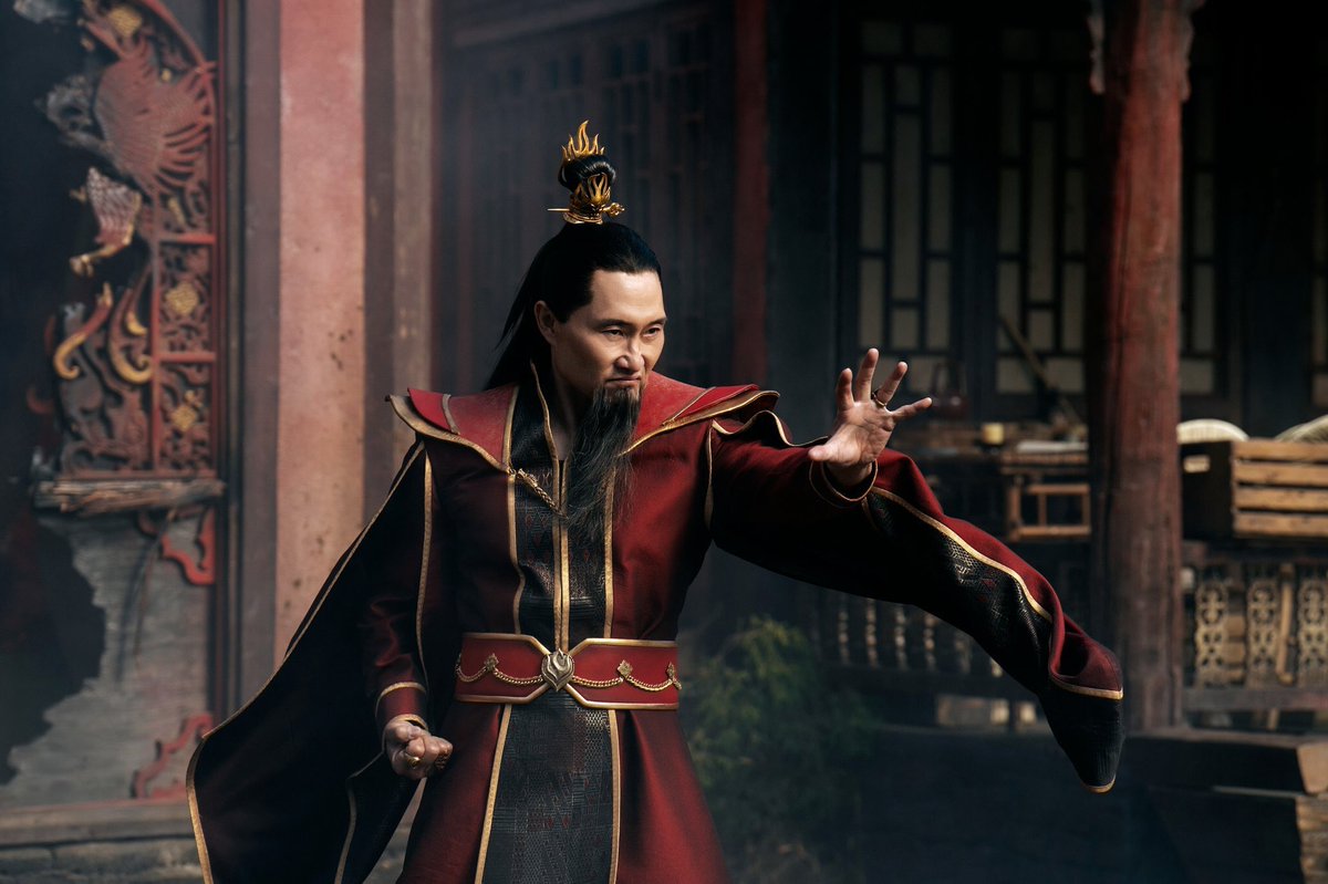shakpop's tweet photo. Daniel Dae Kim as Lord Ozai in the first official image from Season 3 of Avatar: The Last Airbender. The final season follows Aang and his friends as they prepare for the decisive showdown against Lord Ozai and the Fire Nation. New episodes arrive https://t.co/q2IpAIdAIR