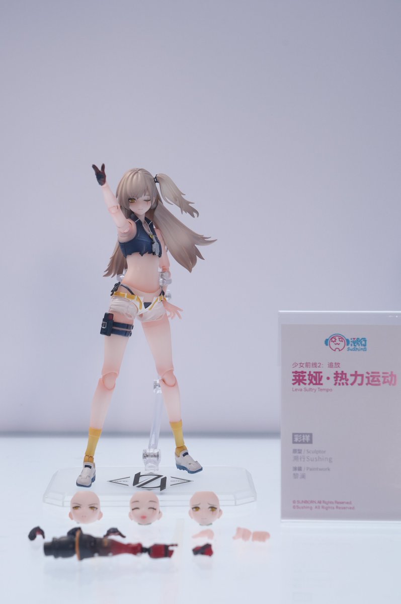 Sushingtoys's tweet photo. #Sushing出展情報✨

Sushing × 『ドールズフロントライン 2：エクシリウム』
「リヴァ・ホットエクササイズ」
監修中デコマスが「ワンフェス2026上海」にて展示中！

▼開催概要
「ワンフェス2026上海」
📍上海新国際博覧センター【ブース：W5-A48】
⏰2026年10月3日（土）-10月4日（日）

皆様のご来場をお待ちしております！
#Sushing
#ドールズフロントライン2
#ドルフロ2
#上海ワンフェス
#WF2026