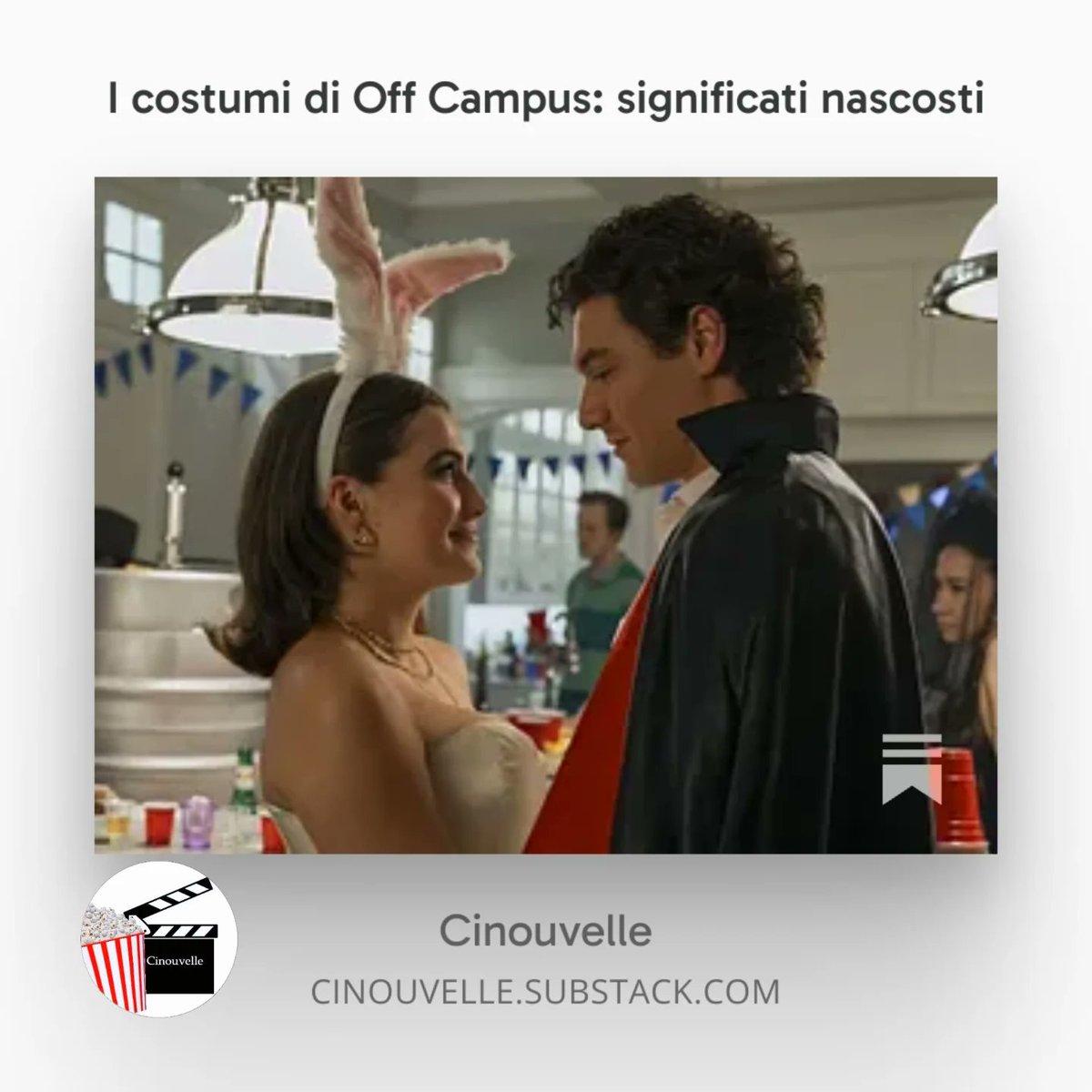 morenjhu's tweet photo. On Substack, I published an article about the hidden meanings behind the costumes in Off Campus. Here’s a short summary. The full article is linked in my bio. Warning: possible spoilers. https://t.co/x9IepWtWUD