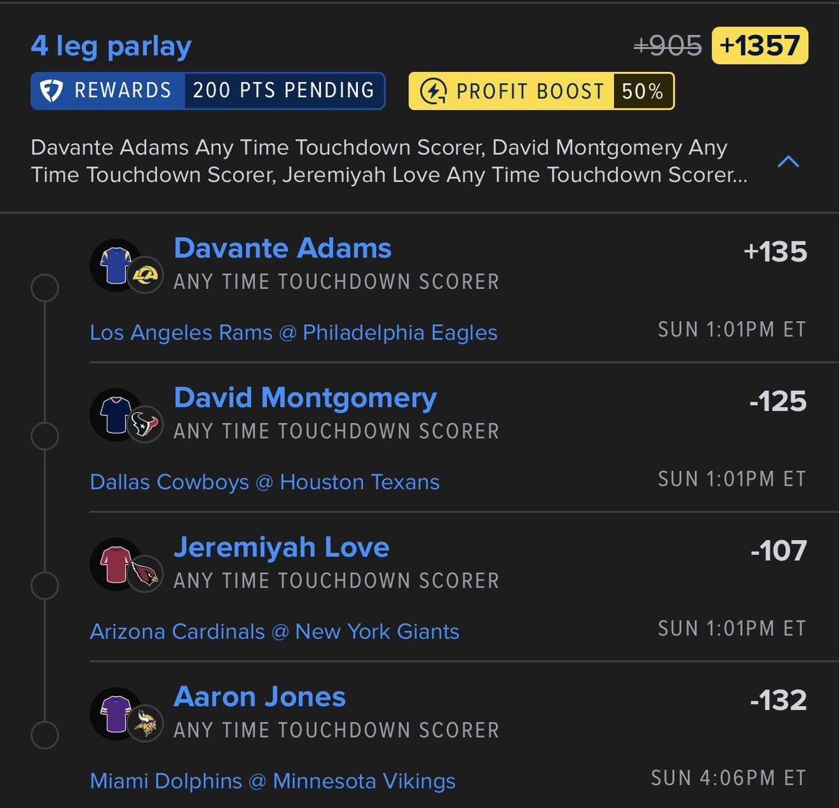 DailyPicks94524's tweet photo. Early Value Here on PrizePicks 🍀
Join the Discord for Daily Plays
Link on bio
#PrizePicks #prizepickslocks #DraftKings #FanDuel #Sleeper #SleeperPicks #PlayerProps #PlayerPropBets #POTD #sportsbet https://t.co/skfp1Lk3X6