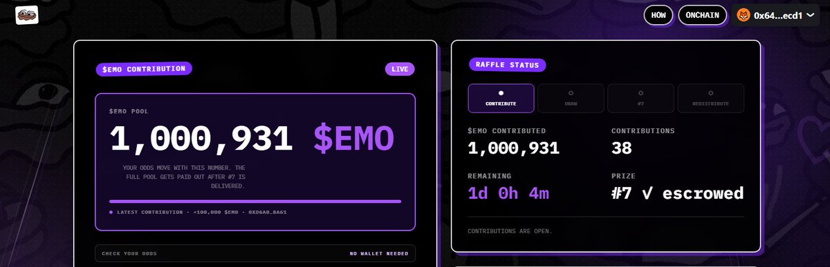 Dreiki10's tweet photo. ONE MILLION emonad:native CONTRIBUTION POOL REACHED https://t.co/LaQeMbmUMi