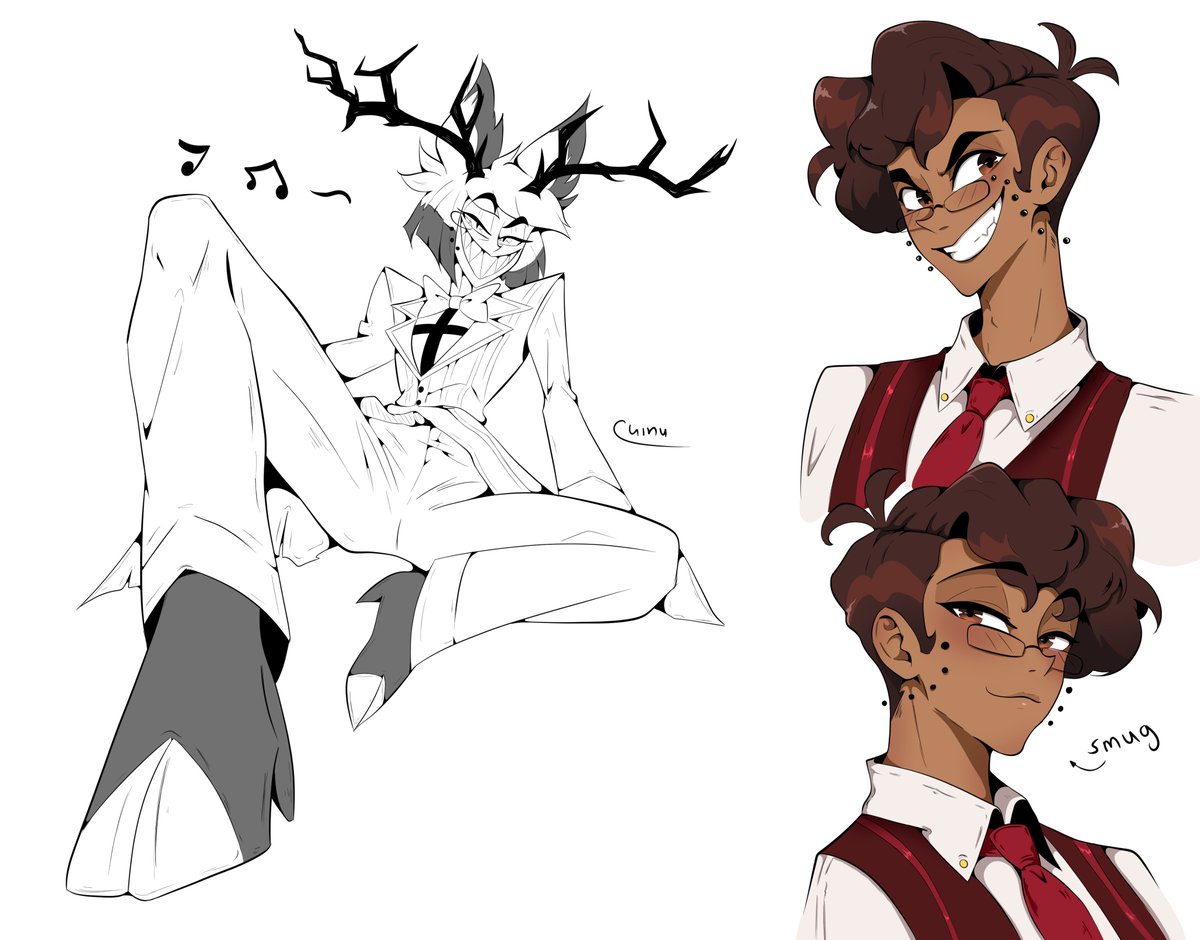 Kekritar's tweet photo. Alastor version
I'v drawn criminally little Al on this channel

#alastorfanart #alastorhuman #humanalastor #HazbinArt #hazbinhotel https://t.co/TTrYNzOveK