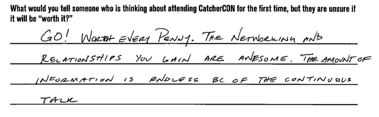 xanbarksdale's tweet photo. "The amount of information is endless because of the continuous talk."
Join us for a full weekend of nothing but catching at #CatcherCON26
Dates: Dec. 11-13
Location: Nashville, TN
ποΈ & info: https://t.co/rvxrYvOO2q https://t.co/QR5hUxLhxu