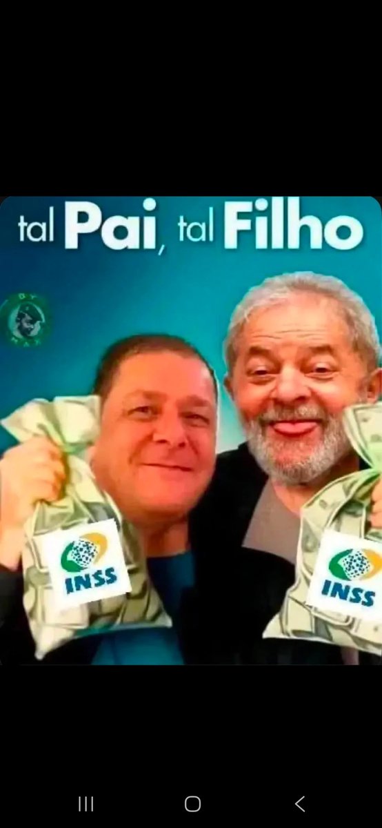lidia_m38's tweet photo. @carlosaviana Lula Blindou  Lulinha  Ladrão dos Velhinhos do INSS, usou  até a Embaixada do Brasil para prestar serviços p/o filho de mudança p  Espanha ,para protege-lo Lula faz pacto com o diabo. https://t.co/FisLpu3DIx