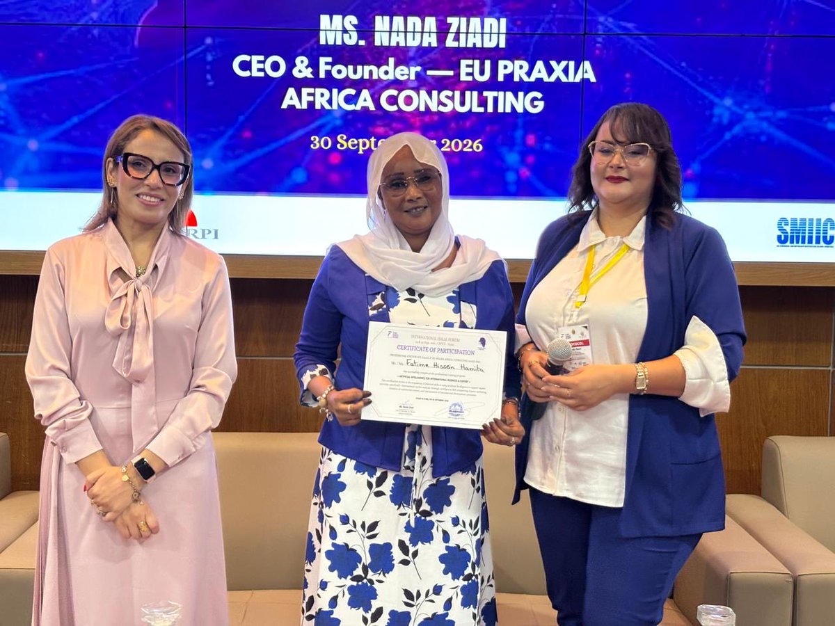 anie_tchad's tweet photo. 🇹🇩 L’ANIE était au 1er Forum International Halal de Tunisie 29-30 septembre

Élevage, viande, agroalimentaire : la filière halal est une vraie opportunité pour valoriser les produits tchadiens et attirer des investissements.

#ANIE #Tchad #Halal #Exportations https://t.co/npRIarvV96