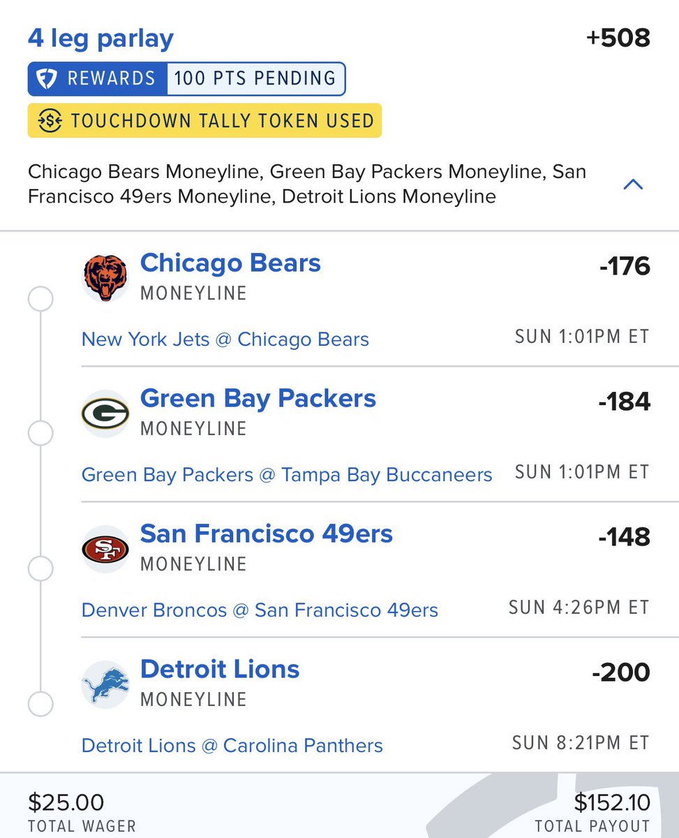 ParlaysProdigy's tweet photo. NFL Week 4 

🔗 Tail here: https://t.co/vp491NJxoO

Four model winners.

🔋WIN more profit boosts using the Touchdown Tally token on @FanDuel https://t.co/2EdIT8pb3X