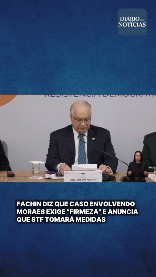 egoaugust's tweet photo. Chief Justice Edson Fachin said allegations involving Alexandre de Moraes and Daniel Vorcaro require institutional action, stressing that high office brings duties, limits and accountability—not privileges. https://t.co/iIBYsapLms