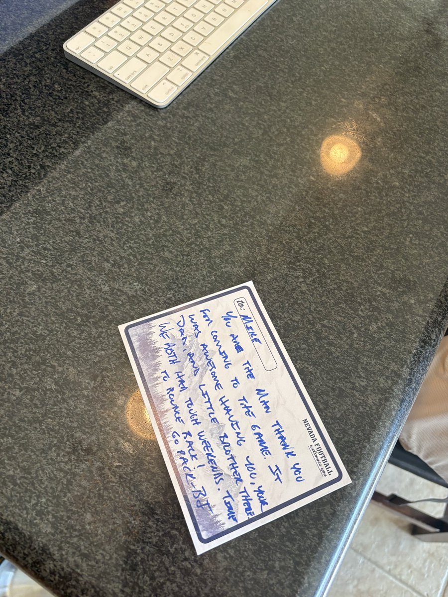 Mike_Popp84's tweet photo. Huge thank you to @BJ_Robrtsn for the letter following the game‼️@JOHNSON35BOY @CoachChoateFB @NevadaFootball https://t.co/AeO5FqgeK3
