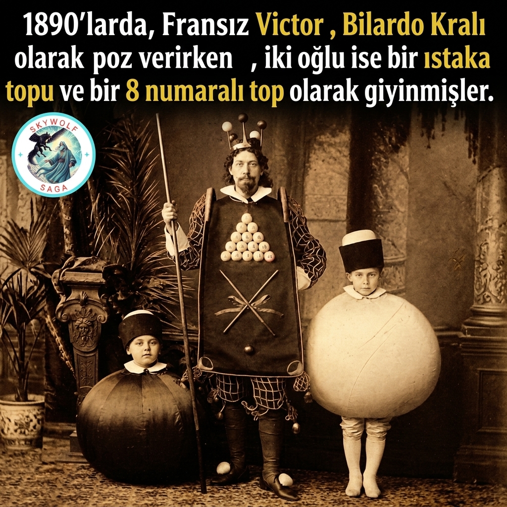 SkywolfSaga's tweet photo. İnternette "1886'da bir Rus adam..." diye dolaşan bu ikonik fotoğraf aslında 1890'larda Paris'te çekilmiş Fransız kostüm tasarımcısı Victor'a ait bir karnaval pozu! 🎱

Gerçekleri ve doğru tarihleri detaylarıyla inceledik 👇

#bilardokralı #tarihigerçekler #nostaljiFotoğraflar https://t.co/IK6haGmE2A