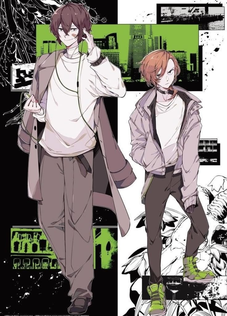 SKINimINxo's tweet photo. How has it taken me so long to realise Soukoku match outfits A LOTTT
not even in the offical arts the original outfits lowkey match too kind of?
#skk #soukoku https://t.co/5kpO9bIzch