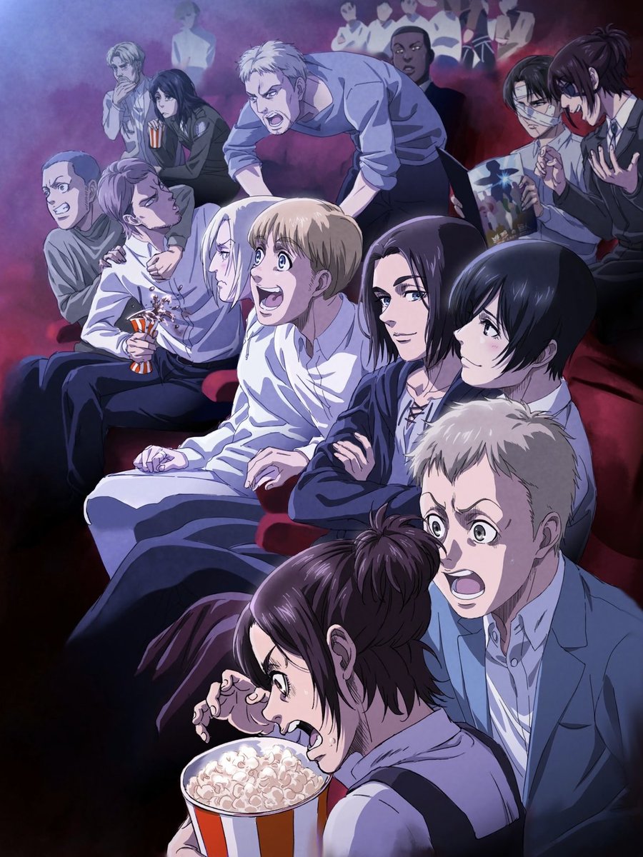 mdemoroha's tweet photo. aot characters as actors it's my favorite thing in the world https://t.co/1VGoGEPsxT