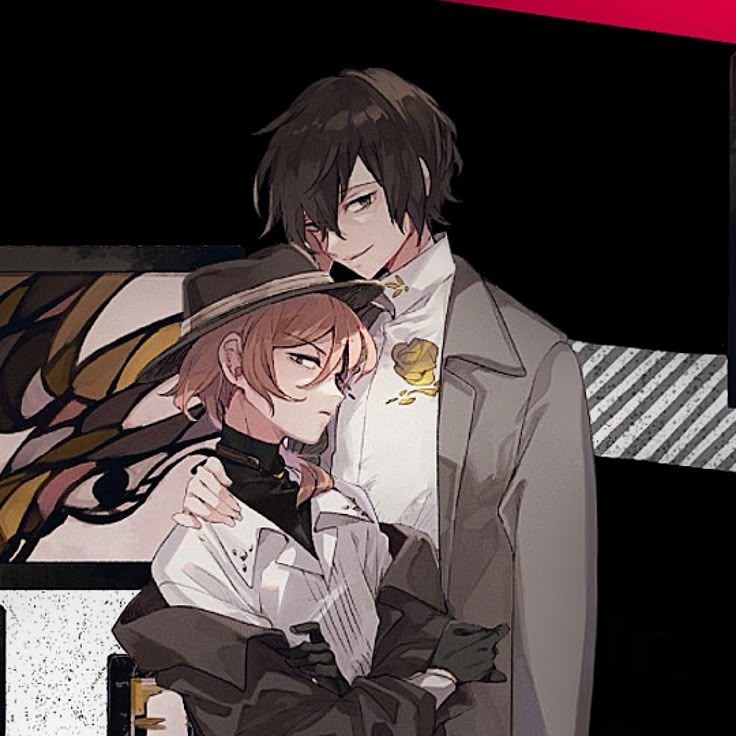 SKINimINxo's tweet photo. How has it taken me so long to realise Soukoku match outfits A LOTTT
not even in the offical arts the original outfits lowkey match too kind of?
#skk #soukoku https://t.co/5kpO9bIzch