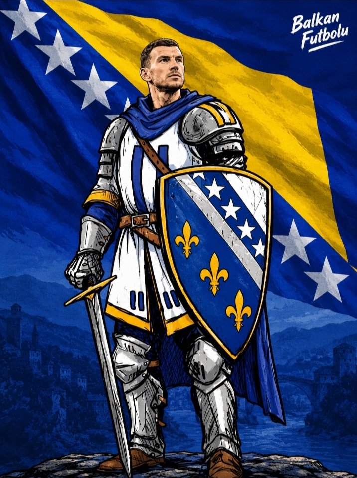 BalkanFutbolu's tweet photo. 🇧🇦 | Teşekkürler / Hvala, Edin Dzeko. @EdDzeko

Bu gece Bosna Hersek için son bir şarkı. https://t.co/VRLe43xaSf