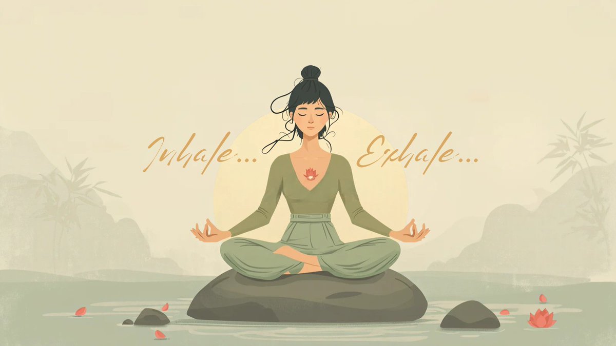 SankarMeenakshi's tweet photo. Day 2 of #100daysofmeditation. I tried to focus on my breath. Could barely do it for 4 minutes. Still 4 minutes of zero anxiety is worth it! :) https://t.co/cm9mcC1fZ6