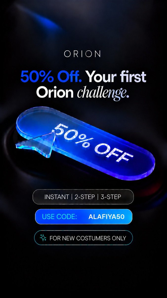 Alafiya3755's tweet photo. $50,000 giveaway alert ❤️‍🔥💯
Orioun funded is giving away 
5X$ 10,000 funded account 
To enter 💥
Must follow 
✅@orionAffiliates on x
✅@oriounfundedcom on x

Must follow 
@Alafiya3755
@AminuMsa03

Winners will be anaouced72hr 
Good luck 🤲👏 https://t.co/EvKNlO6Cj0