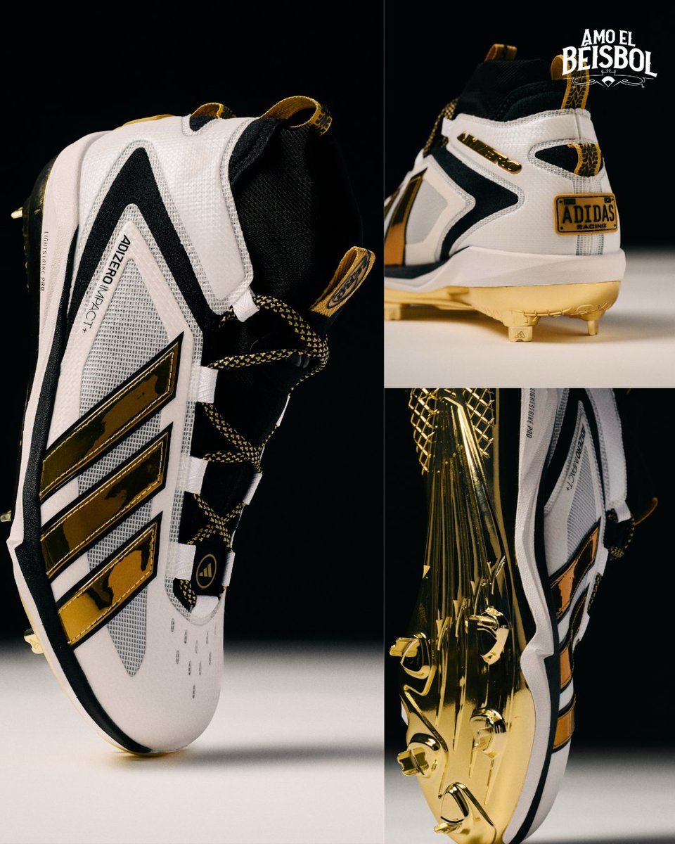 amoelbeisbol's tweet photo. ¡BRILLANTES!⚾🪙
Los nuevos spikes de Adidas.
#beisbol #baseball #MLB #Adidas https://t.co/lbDUDN8KkG