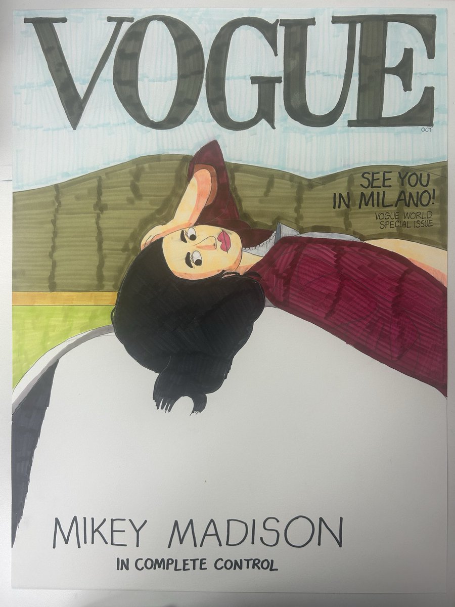 recordstuff89's tweet photo. Mikey Madison in this month’s @voguemagazine cover https://t.co/PlbyDTnyfK