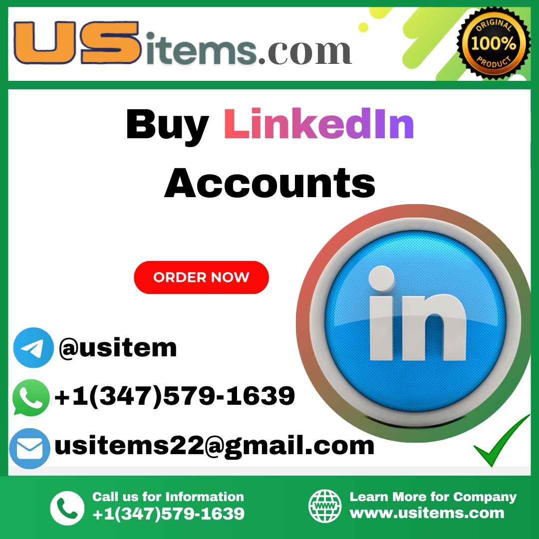 IrisJonesyc's tweet photo. Buy LinkedIn Accounts 
https://t.co/1wThGAl3k2

📷​ Contacts Us 📷
​
Telegram : @usitem
WhatsApp :+1(347)579-1639
Email : usitems22@gmail.com https://t.co/Cf3lFFUXiv