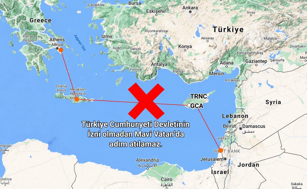 TURKAvazTR's tweet photo. GKRY Dışişleri Bakanı: "Başardılar! Proje Türkiye tarafından engellendi".

İşgalci gücün sözde devletinin sözde Dışişleri Bakanı, BM'de, "Yunanistan ile GKRY ve ardından GKRY ile İsrail arasında elektrik bağlantısı kurulmasına yönelik ana proje, Türkiye'nin Münhasır Ekonomik Bölge sınırlandırmasıyla ilgili olarak yaptığı yasadışı iddialar nedeniyle engellenmiştir" açıklamasını yaptı.

Proje, GKRY'yi ilgilendiren en önemli enerji projelerinden biri olarak görülüyor. Çünkü amacı adanın elektrik izolasyonuna son vermek ve onu Avrupa elektrik sistemine bağlamak.

- Yunan medyası
@hermes_z
https://t.co/2QojSQyqXP