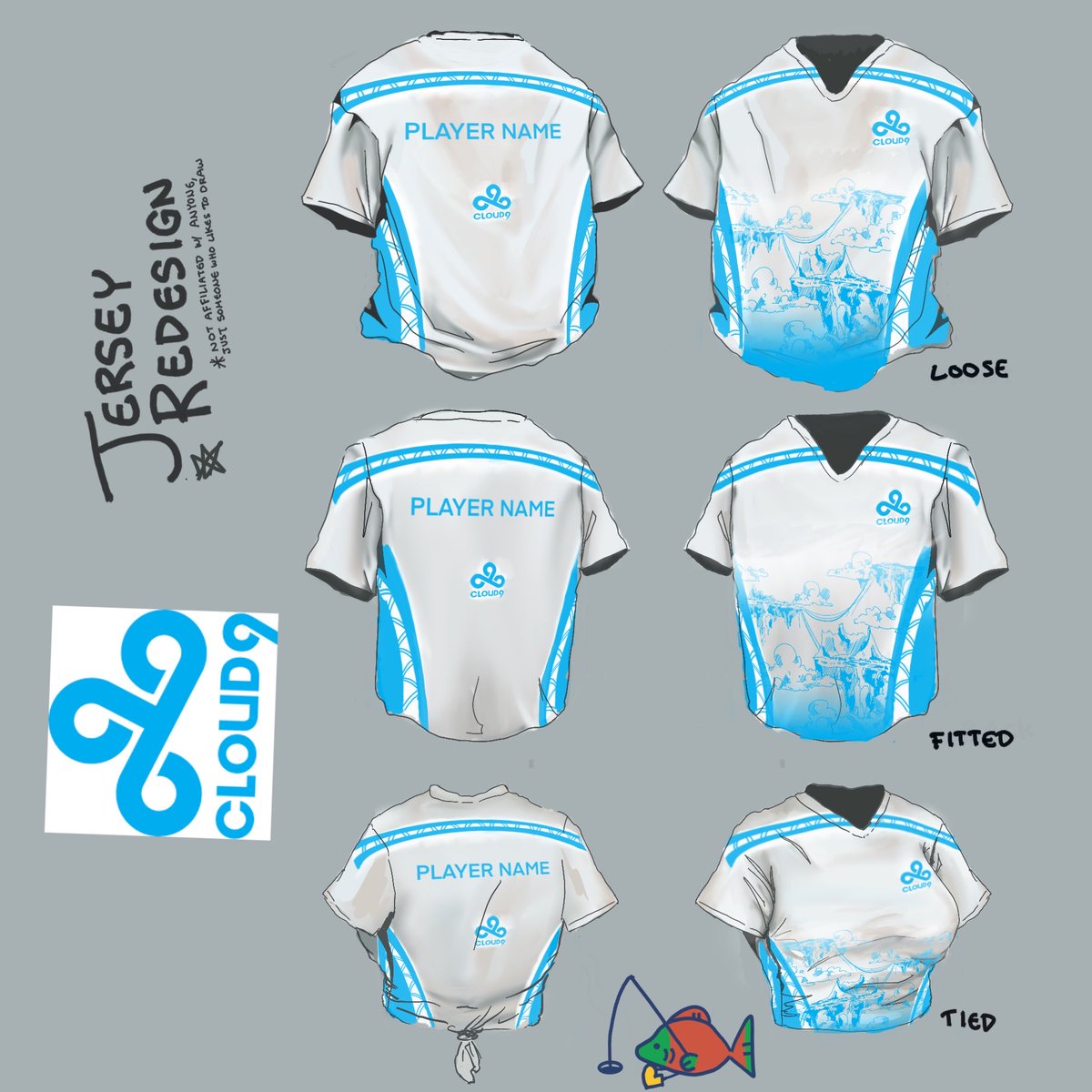 fihfishin's tweet photo. Concept jersey for @Cloud9 “Anything but boring” jersey

A concept around pushing past the expected and imagining what lies beyond https://t.co/1mSnrhO3sj