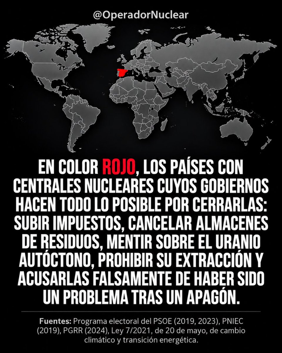 OperadorNuclear's tweet photo. Nos hemos quedado solos. https://t.co/87eV3GidYc