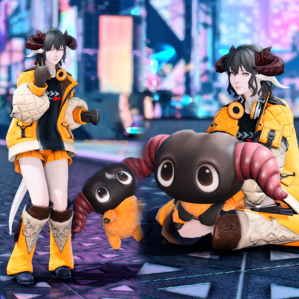 Dan_StarsFF14's tweet photo. #おはウラ&amp; #おやウラ です

ヤーンとおそろい～💛🤎

#FF14 #FFXIV #本日のアウラ #メスラ #GPOSERS https://t.co/mtSRqbqh4L