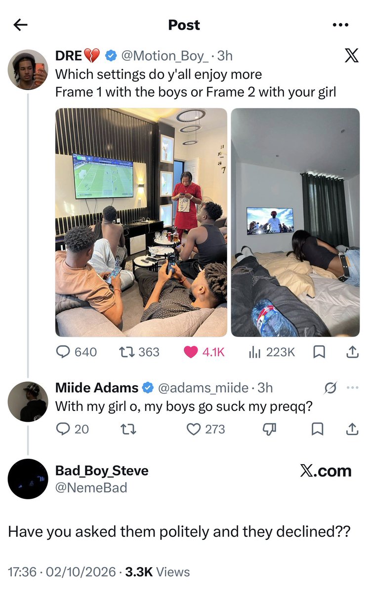 flames_collins's tweet photo. Wetin dey worry una for this app😅 https://t.co/9tH78oqM0z