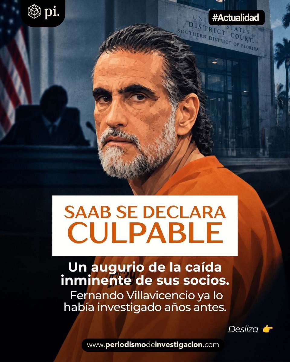 Pinvestigacion3's tweet photo. #AlexSaab se declaró culpable en los #EEUU. Detrás de él hay muchos otros nombres que fueron denunciados por #FernandoVillavicencio. Conoce los vínculos del hombre fuerte de #Maduro en #Ecuador 🧵👇 https://t.co/IvptO1X0E9