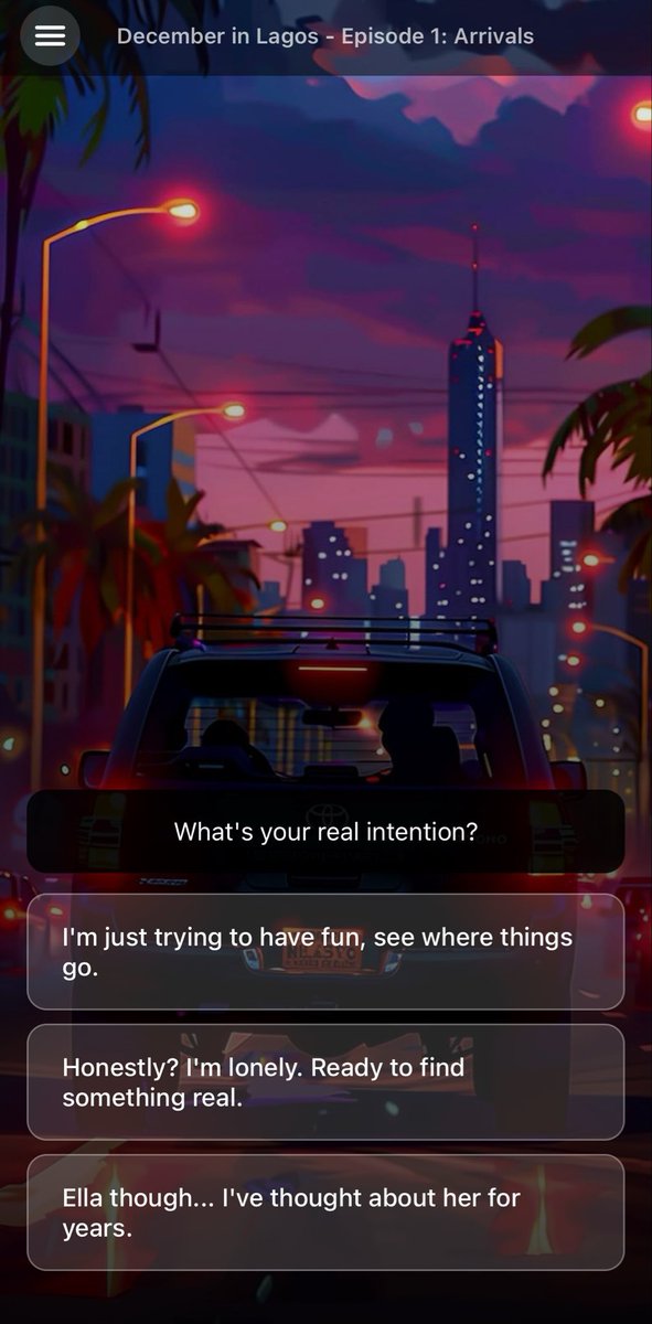 HomersLandin's tweet photo. Lagos in December is a different kind of experience.

The traffic, the parties, the chaos, the unexpected encounters. You just had to be there.

Well, what if you could relive it?

I made a game about it. 👀🇳🇬

December in Lagos.

https://t.co/hE8gGA9cxj

https://t.co/Oown34I4PZ https://t.co/b912AtAyun