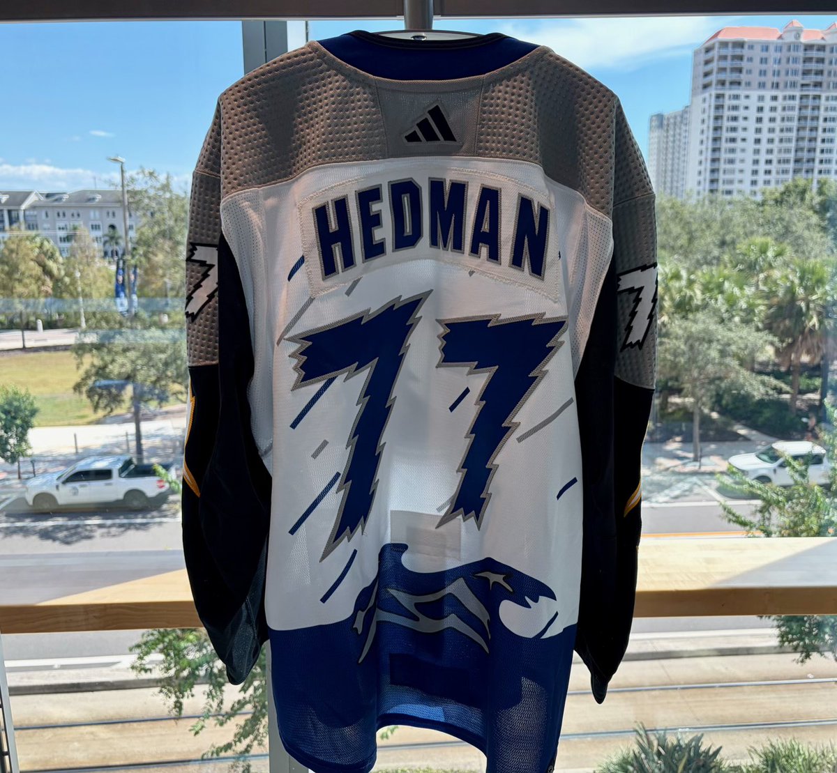 LightningFDN's tweet photo. The puck has dropped on our season and our Home Opener Bolts Silent Auction! Bid on amazing items, including a one-of-a-kind Opening Night 1996 piece signed by both Tony and Phil Esposito. To place your bids, visit: https://t.co/vW8TKYA3R1 https://t.co/McOPWUoneA