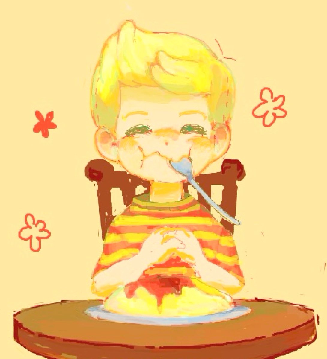 minnowgame's tweet photo. Lucastober day 2: Breakfast 🍳 https://t.co/1j96oVNFvi