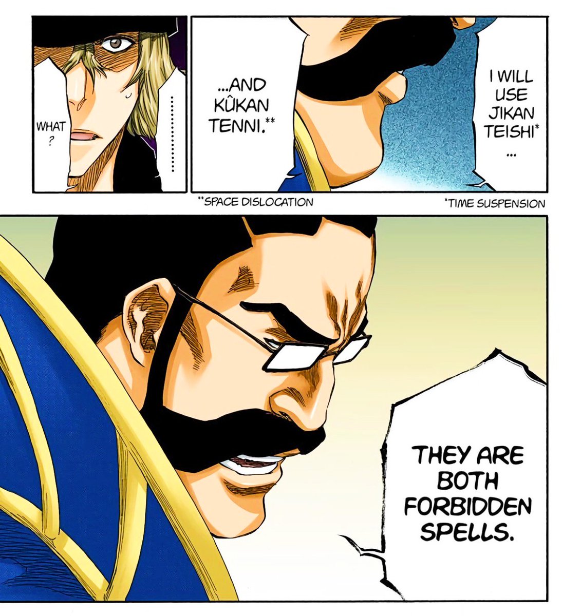 bleachscans's tweet photo. In a new Q&A, BLEACH creator Tite Kubo revealed that if an existing Kido spell were to become forbidden, then its original number will become vacant and remain vacant.
#BLEACH #BLEACH_anime #ブリーチ #BLEACHTYBW #BLEACH千年血戦篇 #manga #kido https://t.co/stTV4ZLl1q
