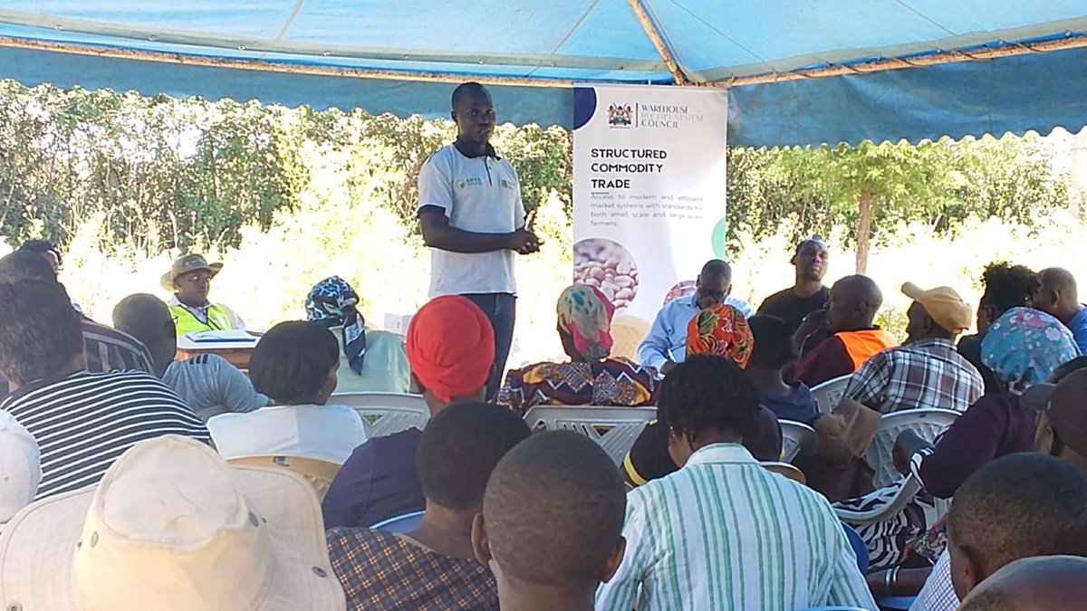 wrscke's tweet photo. The Warehouse Receipt System Council, in collaboration with @HelloTractor  and @Agri_FinanceKe , engaged farmers in Rongai, Mauka and Mau Narok, Nakuru County, on the WRS as part of ongoing sensitisation and commodity deposit mobilisation efforts, supported by @AGRA_Africa . https://t.co/RcGWl6hRtz