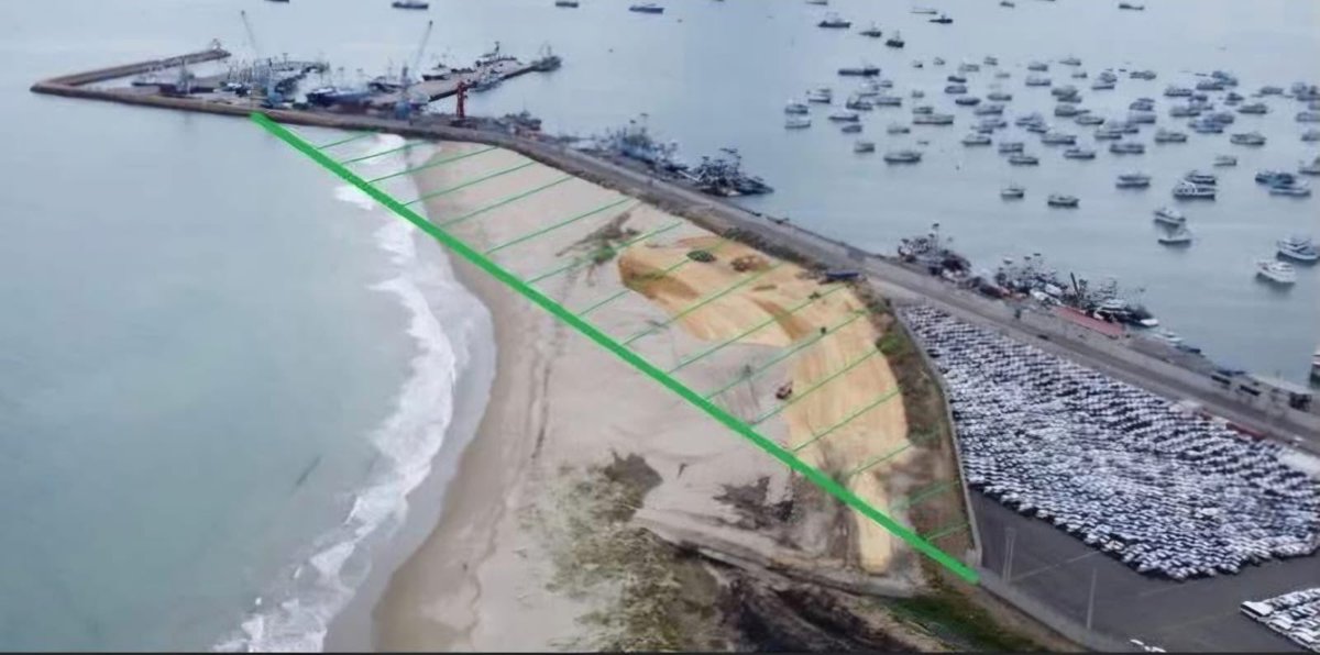 Kathie_ar's tweet photo. Hoy se reanuda la audiencia por el #Patio600 en la playa El Murciélago. La jueza decide si se frenan las obras en 3 hectáreas junto a una de las playas más queridas de Manta. El Municipio no ha dado permisos, ni uso de suelo. Ojo a lo que pase hoy. #Manta https://t.co/r0e5NyHOHp