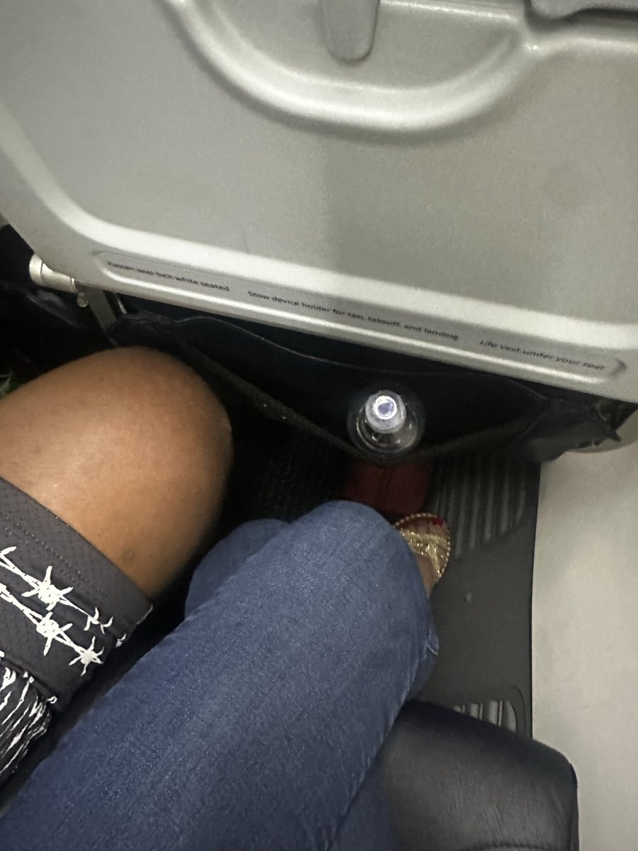 BreannaMorello's tweet photo. We need to have a serious conversation about overweight people flying on commercial airlines.

I’m flying on @AmericanAir and after paying extra money to upgrade my seat, I got stuck next to a man who is 300+ pounds and stripped mid flight.

None of the flight attendants wanted to confront him.

He smells like 💩 and weed.

He’s literally sitting in my seat and keeps touching me.

For context, he’s literally 300+ pounds and I’m 120.

Why does American Airlines think it’s acceptable to treat people this way?!

I tried reaching out discreetly during the flight, but they have no avenues to do that.