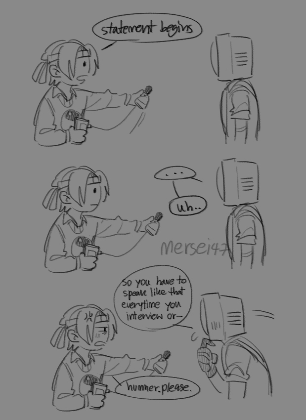 mersei47's tweet photo. start listening to magnus archives lately (im only at ss1) and thought, what if wifies started the video like that too https://t.co/Q3VAGAjvKV