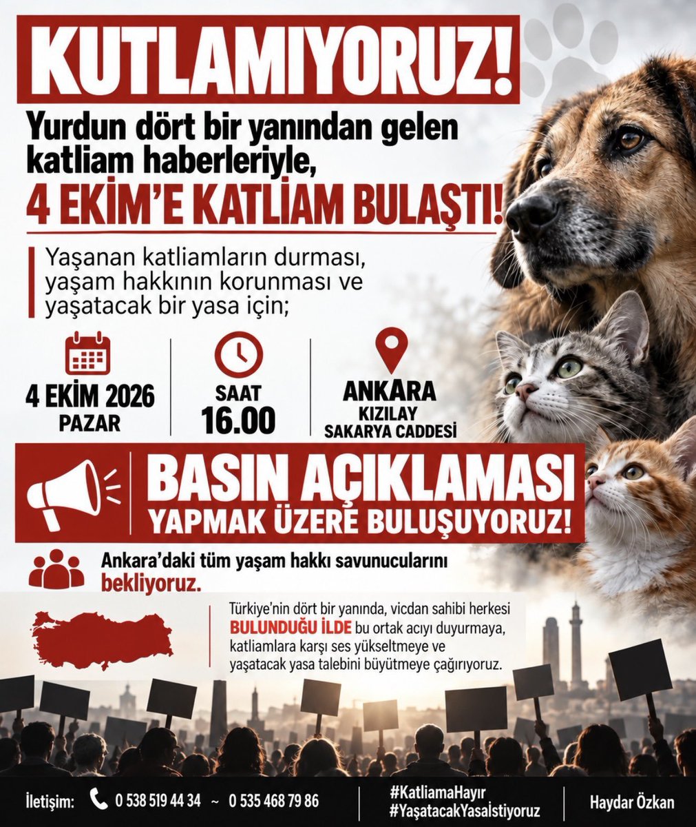 Hasardamm's tweet photo. 🚨 Haksız ve hukuksuz bir şekilde, hesabıma erişim engeli getirildi .
Canların sesi olmaya devam edeceğim ..
4 EKİM'İ KUTLAMIYORUZ ‼️ 
Lütfen desteğinizi bekliyorum 🙏 https://t.co/fWPxgmt922
