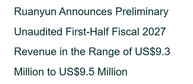 DigLazurusDig's tweet photo. Revenue scale-up: FY2026 full-year revenue was $7.48M $RYET. $META $ORCL https://t.co/OPhKHdHHJq