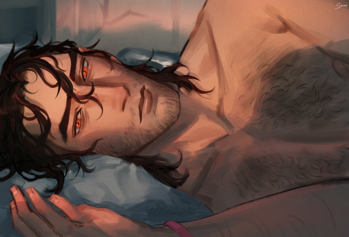 S0rinarl's tweet photo. "We can't stay like this, you know."

"…just five more minutes."

#dispatch #flambert https://t.co/C5h3zOV0eT