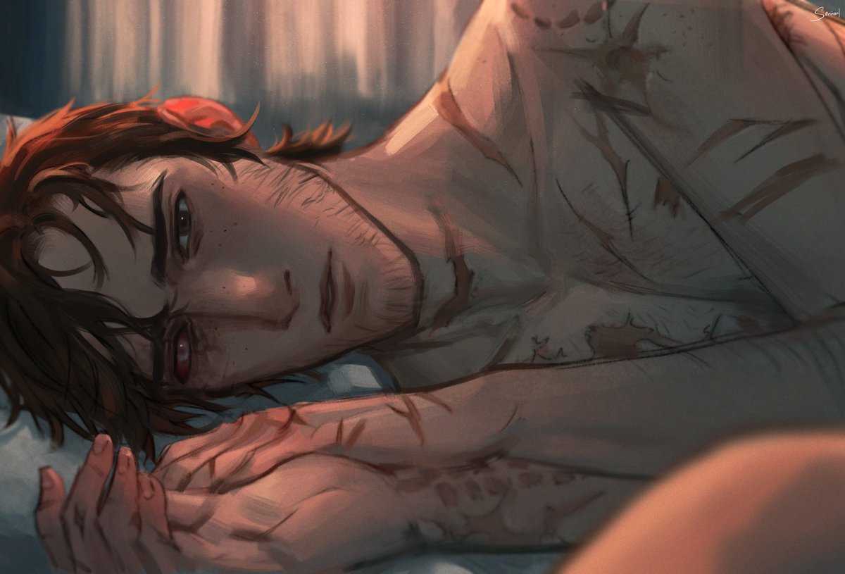 S0rinarl's tweet photo. "We can't stay like this, you know."

"…just five more minutes."

#dispatch #flambert https://t.co/C5h3zOV0eT
