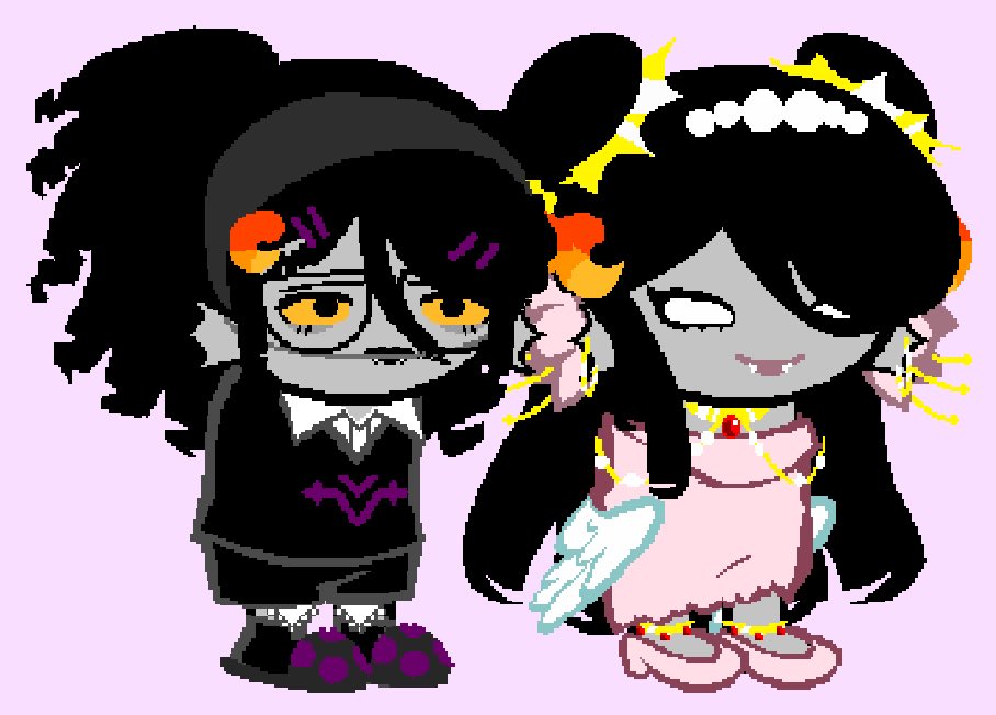 Makaraparty's tweet photo. I’m so late to posting this but please PLEASE commission @festeringGhost for character sprites THEYRE SO FUCKING CUTE https://t.co/jVXJ10gT3Z