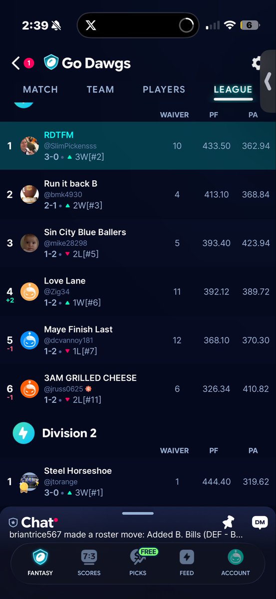 diedrichtalksFF's tweet photo. Team of destiny 3-0 start https://t.co/IZgjfJiB1L