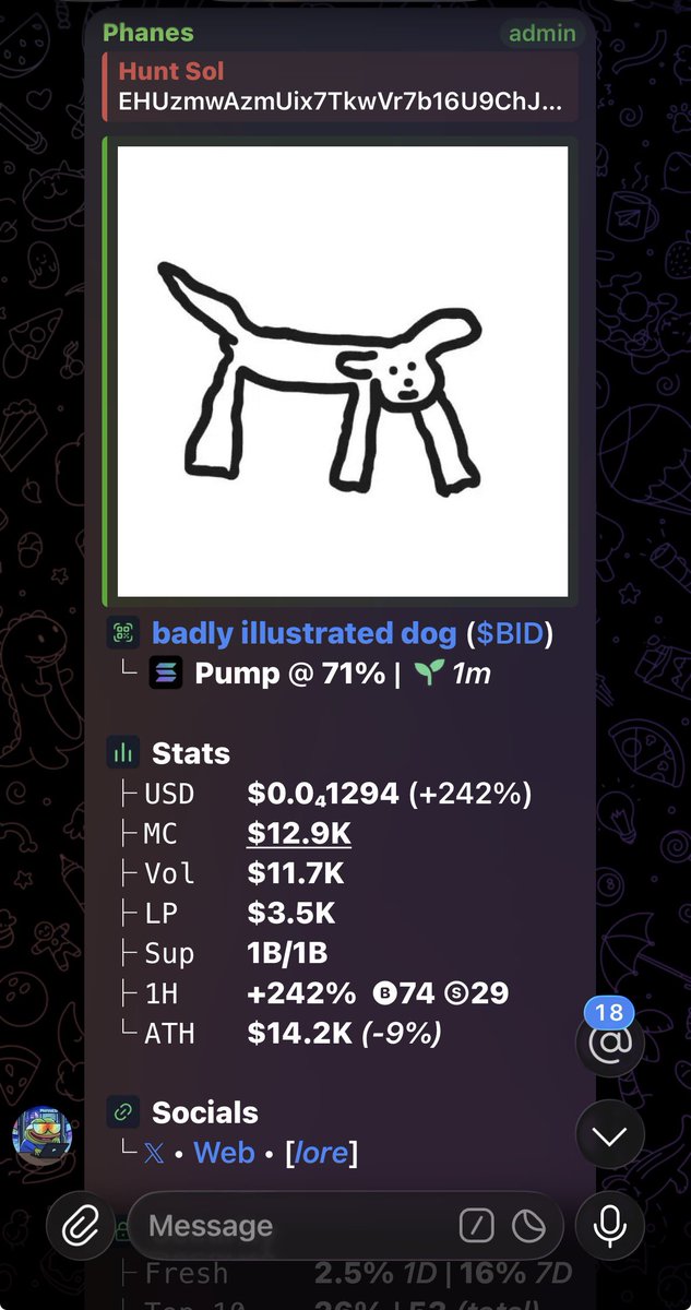 HuntSol11's tweet photo. Entry $BID

CA> EHUzmwAzmUix7TkwVr7b16U9ChJDr3RpjfXshR5swy5j https://t.co/7g9pV6jOtD