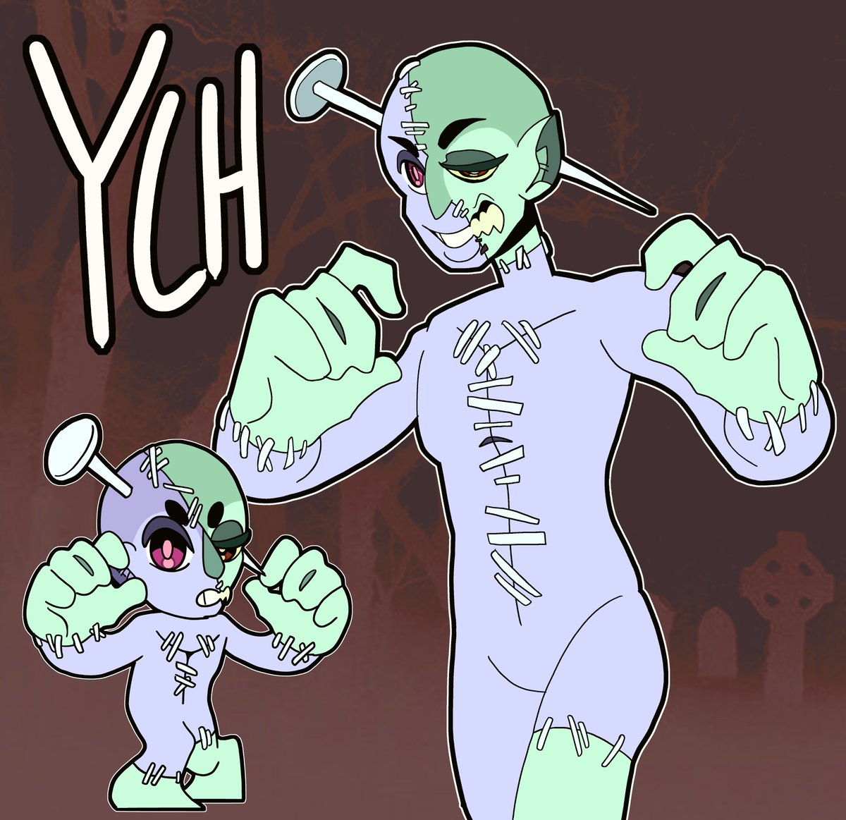 alkrosviir's tweet photo. 🟢 [#YCH] Halloween Monster !
- $59.50 USD with #VGen October discount!
- UNLIMITED slots
- Any species
- Cel-Shaded Halfbody + Fullbody Chibi

Example and service link in replies! https://t.co/YdzdLOwhMO