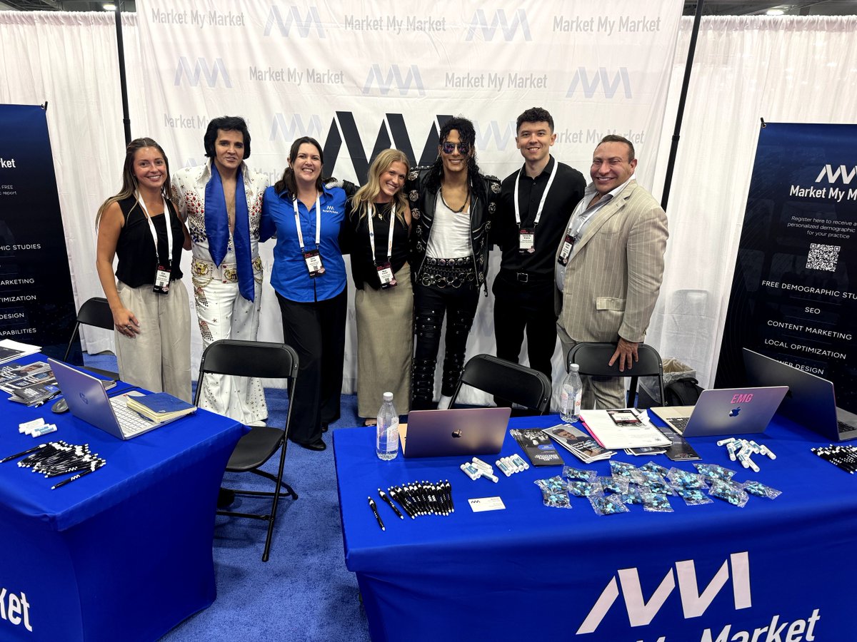 marketmymarket's tweet photo. We’re having a great time at Smile Together Las Vegas! 🎉 Our team is at Booth 262 in the Las Vegas Convention Center West Hall. Stop by, say hello, and connect with us while you’re here! 

#SmileTogether #DentalMarketing #DigitalMarketing  #SEO #ContentMarketing #SEOContent https://t.co/KeqbC5MGoN