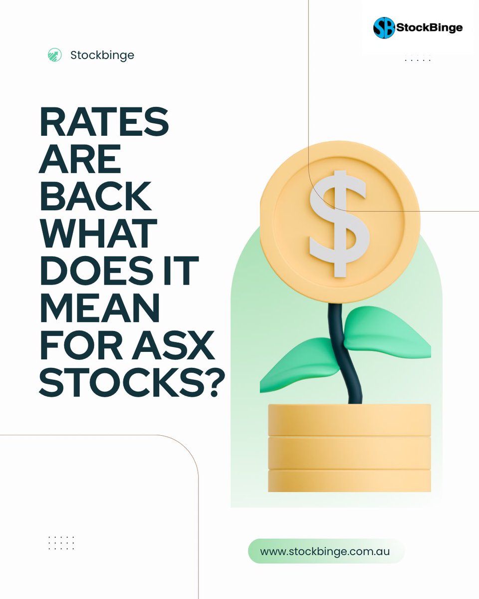 StockBinge's tweet photo. 🇦🇺 Australia’s new rate reality: 4.60%.

The RBA just raised rates another 25bps, keeping pressure on borrowing, spending and credit conditions.

3 ASX names to research:

🏦 CBA — mortgages + household credit
🏦 NAB — business + household lending
💼 MQG — diversified financials https://t.co/BkGfWnwHeg