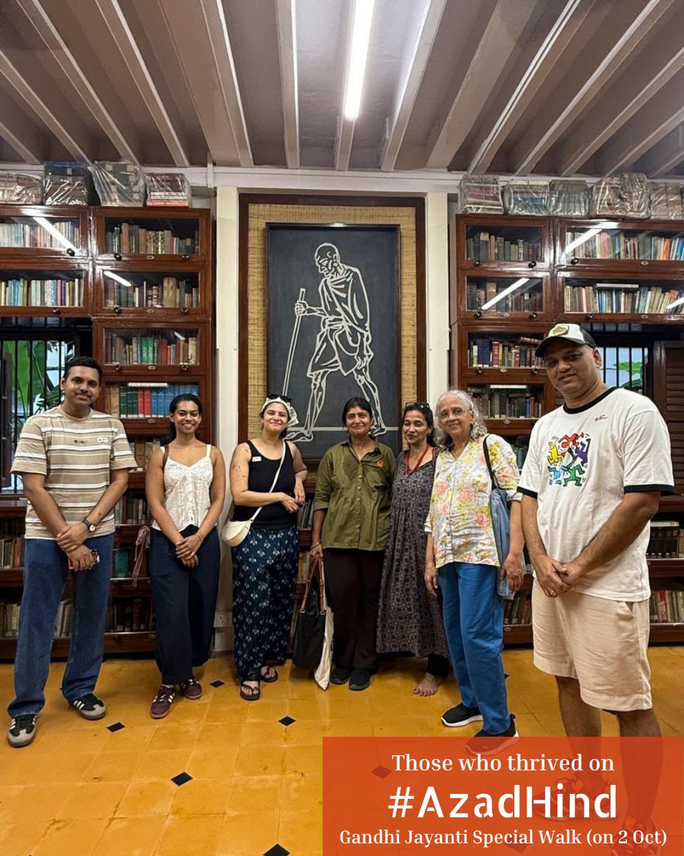 Khaki_Tours's tweet photo. Those who thrived on our #AzadHind Gandhi Jayanti Special Walk on 2nd Oct. Join us for more walks & tours this week:
#FortWalk - Daily, 4.30 PM
#BazarWalk - Mon - Sat, 4.30 PM
#UrbsPrima - Sat, 3 Oct, 3 PM & 4.30 PM
#IraniChai - Sat, 3 Oct, 4 PM
#ArtDekho - Sat, 3 Oct, 4.30 PM
#BandraWalk - Sat, 3 Oct, 4.30 PM
#FortWalk - Sat, 3 Oct, 9 PM
#FaithWalk - Sun, 4 Oct, 8 AM
#LamingtonLore - Sun, 4 Oct, 8 AM
#Bandra4Kids - Sun, 4 Oct, 9 AM
#UrbsPrima - Sun, 4 Oct, 10 AM, 11.30 AM, 3 PM & 4.30 PM
#BandraByTheSea - Sun, 4 Oct, 4 PM
#BangangaWalk - Sun, 4 Oct, 4.30 PM
#Fort4Kids - Sun, 4 Oct, 4.30 PM
➡️Book Now: https://t.co/Zc1w08XM5N
#GandhiJayanti #KhakiTours #SpecialWalks #HeritageTours #ExploreMumbai #WalkingTours